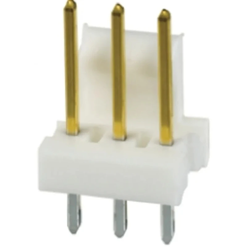 TE Connectivity MTA-100 Series Straight Through Hole Pin Header, 3 Contacts, 2.54 mm Pitch, 1 Row, Unshrouded 3-641215-3