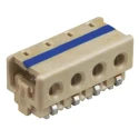 TE Connectivity 2-Way 2 Contacts Shrouded Female IDC Connector, 4mm Pitch, Surface Mount 2106003-2