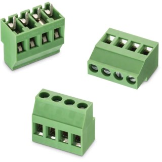 Wurth Elektronik 2447 Series PCB Terminal Block 4-Contact 5 mm Pitch 450V AC 24A Current 691244710004