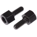TE Connectivity D Type Accessories Standoff Stud M3.5 Female x 5.5 mm Hex Head Male 6-32 UNC-2A Connector 554808-1