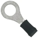 TE Connectivity PIDG Insulated Ring Terminal, M2.5 Stud Size, 24 AWG 22 AWG Wire Size, Black 151438