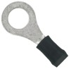 TE Connectivity PIDG Insulated Ring Terminal, M2.5 Stud Size, 24 AWG 22 AWG Wire Size, Black 151438
