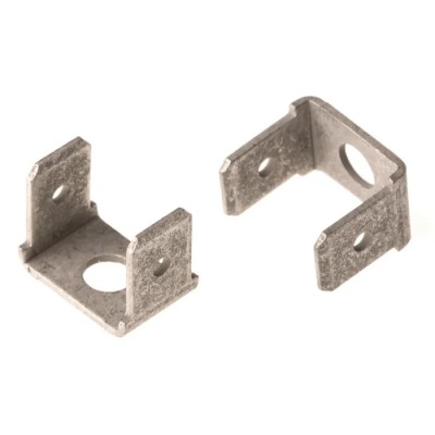 TE Connectivity FASTON .250 Silver Uninsulated Male Spade Connector, Stud, 6.35 x 0.81 mm Tab Size 141878-2