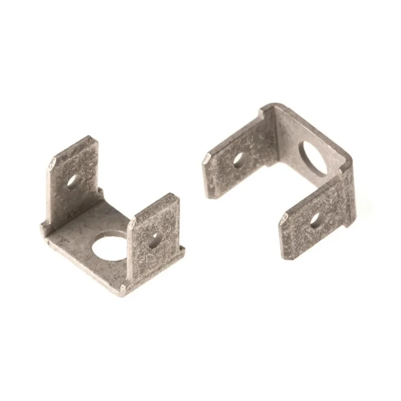 TE Connectivity FASTON .250 Silver Uninsulated Male Spade Connector, Stud, 6.35 x 0.81 mm Tab Size 141878-2