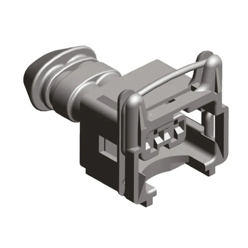 TE Connectivity Junior Timer Automotive Connector Female Grey Cable 2 Way Crimp Termination 963040-2