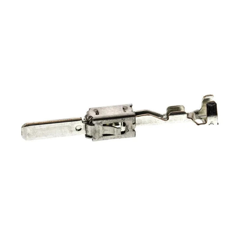 TE Connectivity AMP MCP 2.8 Series Male Crimp Terminal, 8A Current, 24 AWG Min Crimp, 20 AWG Max 1-965983-1