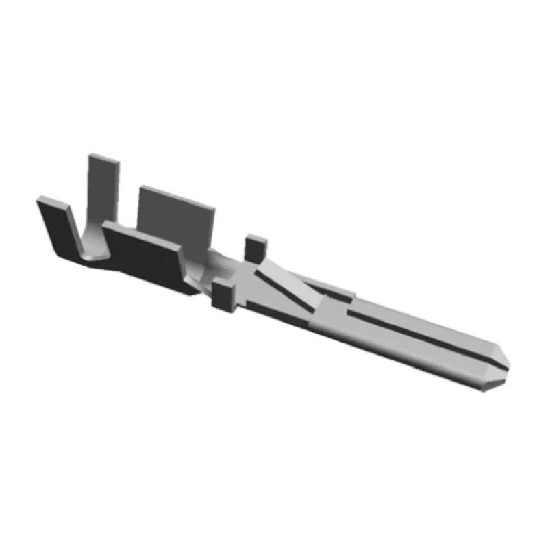 TE Connectivity FASTIN-FASTON .110 Black Uninsulated Male Spade Connector, Crimp Termination, 2.79 x 0.81 mm Tab 928781-2