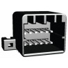TE Connectivity MULTILOCK 040 II Series Right Angle Through Hole PCB Socket, 12-Contact, 2 Row, 2.5 mm Pitch, 250V 175974-2