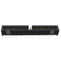TE Connectivity AMP-LATCH Series Straight Through Hole PCB Header, 50 Contacts, 2.54 mm Pitch, 2 Row, Shrouded 1-103309-0