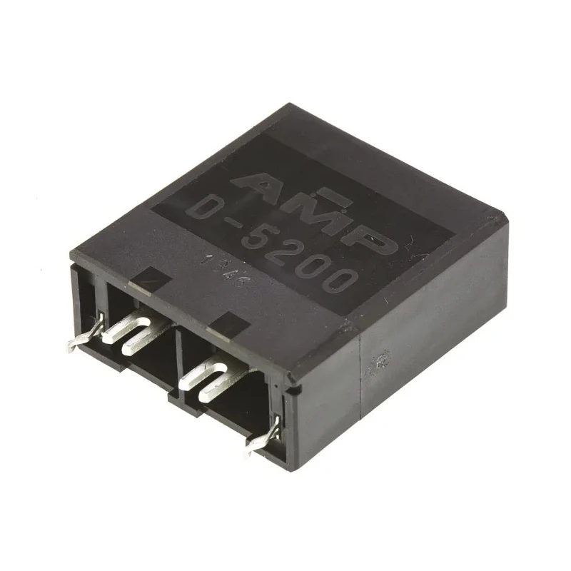 TE Connectivity Dynamic 5000 Series Straight Through Hole PCB Header 2 Contact 10.16 mm Pitch 1 Row Shrouded 1-353080-2
