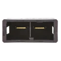 TE Connectivity Dynamic 5000 Series Straight Through Hole PCB Header 2 Contact 10.16 mm Pitch 1 Row Shrouded 1-353080-2