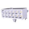 TE Connectivity Mini-Universal MATE-N-LOK Series Right Angle Through Hole PCB Header, 16 Contacts, 4.14 mm Pitch 1-770974-0