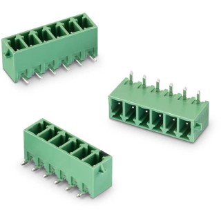 Wurth Elektronik 3053 Series Pluggable Terminal Block 4-Contact, 3.81 mm Pitch, 1 Row, 12A Current, 2.5kV 691305340004