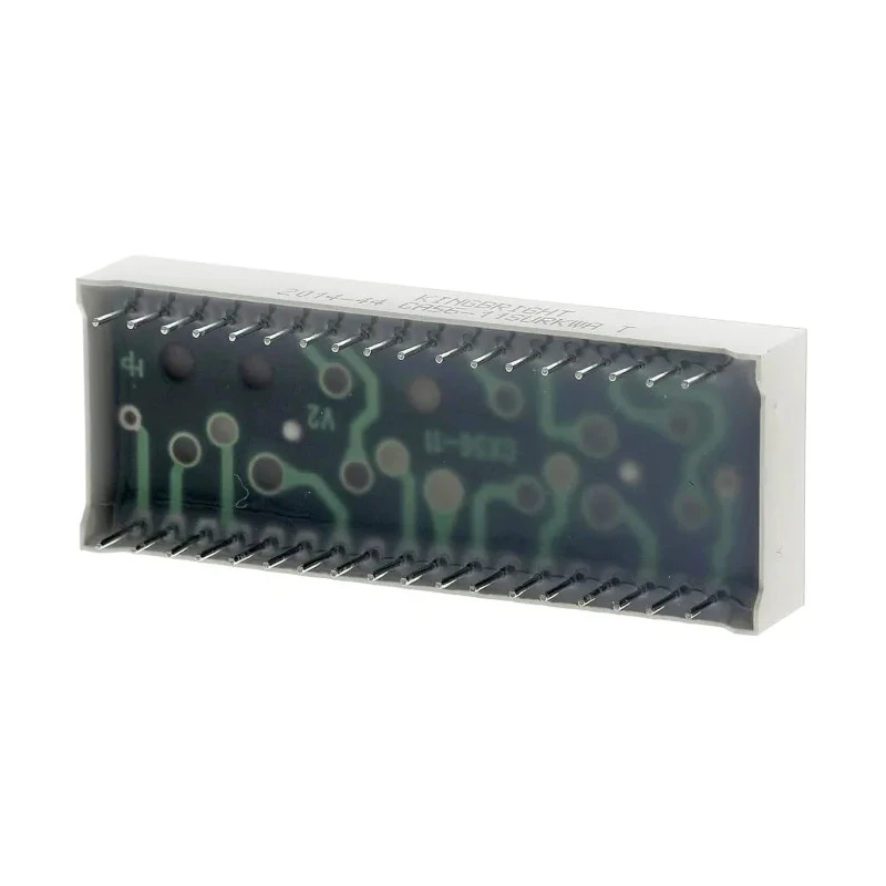 Kingbright 4 Digit 7 Segment LED Display Anode Red 24mcd Right Side 14.2 mm CA56-11SURKWA