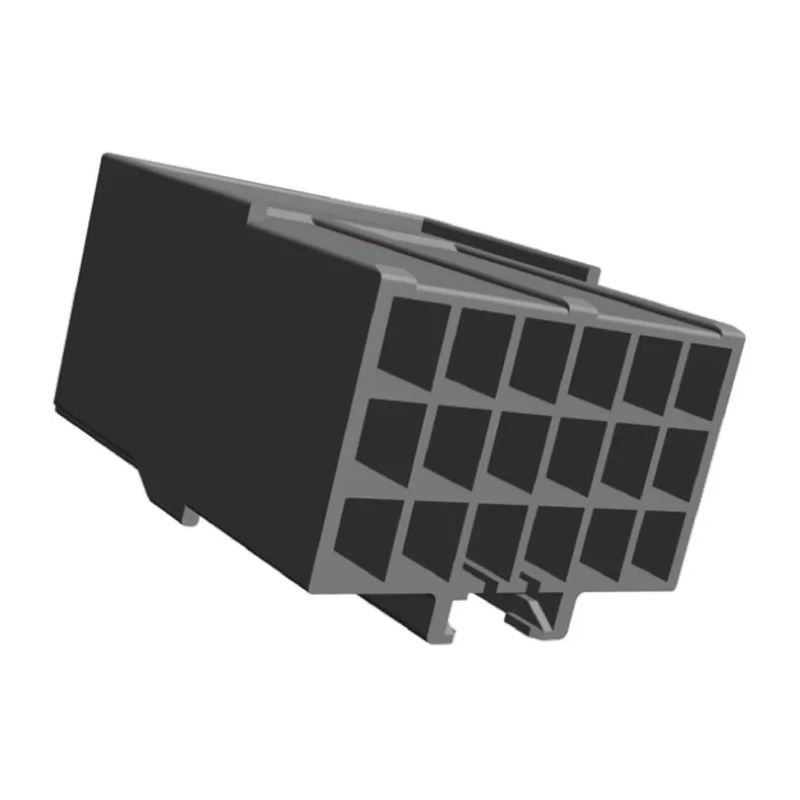 TE Connectivity AMP Universal Power Female Connector Housing 3.96 mm Pitch 18 Way 3 Row Straight 176291-1