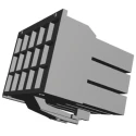 TE Connectivity AMP Universal Power Male Connector Housing 3.96 mm Pitch 18 Way 3 Row Straight 176280-1