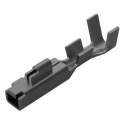 TE Connectivity AMP Universal Power Series Female Crimp Terminal, 12A Current, 26 AWG Min, 22 AWG Max, Tin Plated 175155-1