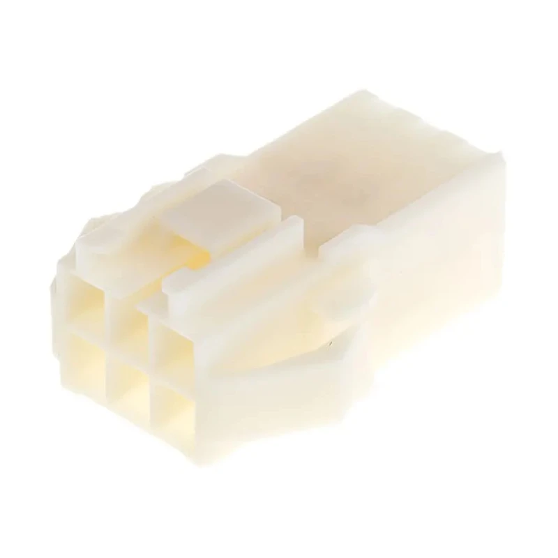 TE Connectivity AMP Universal Power Female Connector Housing 3.96 mm Pitch 6 Way 2 Row Straight 176295-1