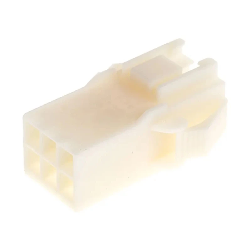 TE Connectivity AMP Universal Power Female Connector Housing 3.96 mm Pitch 6 Way 2 Row Straight 176295-1