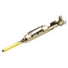 TE Connectivity Dynamic 2000 Series Male Crimp Terminal, 28 AWG Min Crimp, 24 AWG Max, Gold Plated Copper Alloy 1318112-1