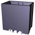 TE Connectivity Dynamic 3000 Series Straight Through Hole PCB Header, 6 Contacts, 3.81 mm Pitch, 1 Row, Shrouded 2-178316-2