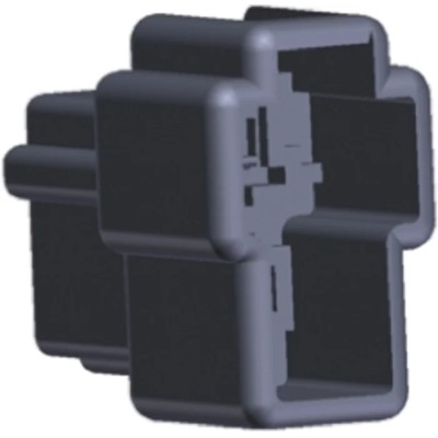 TE Connectivity FASTON .250 2 Way Nylon Crimp Terminal Housing 6.35 mm Tab Size 172129-2