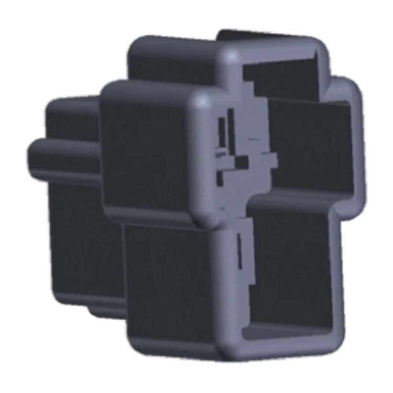TE Connectivity FASTON .250 2 Way Nylon Crimp Terminal Housing 6.35 mm Tab Size 172129-2