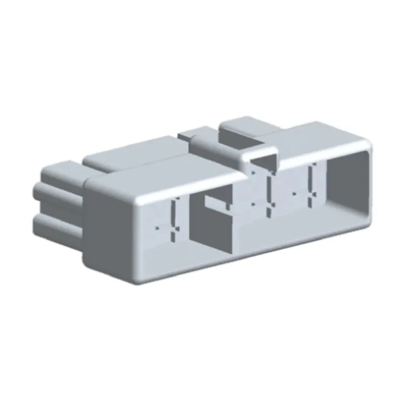 TE Connectivity FASTON .250 10 Way Nylon Crimp Terminal Housing 6.35 mm Tab Size 172137-1