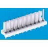 TE Connectivity MTA-156 Series Straight Through Hole Pin Header 3 Contact 3.96 mm Pitch 1 Row Unshrouded 641937-1
