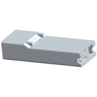 TE Connectivity FASTON .250 1 Way Nylon Crimp Terminal Housing Natural 2-735075-6