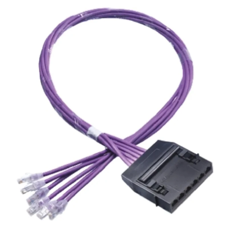 HellermannTyton Connectivity Cassette to Plug Cable Assembly Cat6 RJ45 6 Port UTP Shielding 20m RN06UC6-CAPLXX-20.0M