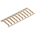 TE Connectivity AMPMODU MOD II Series Female Crimp Terminal 26 AWG Min, 22 AWG Max, Gold Plated Contact 280530-2