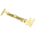 TE Connectivity AMPMODU MOD II Series Female Crimp Terminal 26 AWG Min, 22 AWG Max, Gold Plated Contact 280530-2
