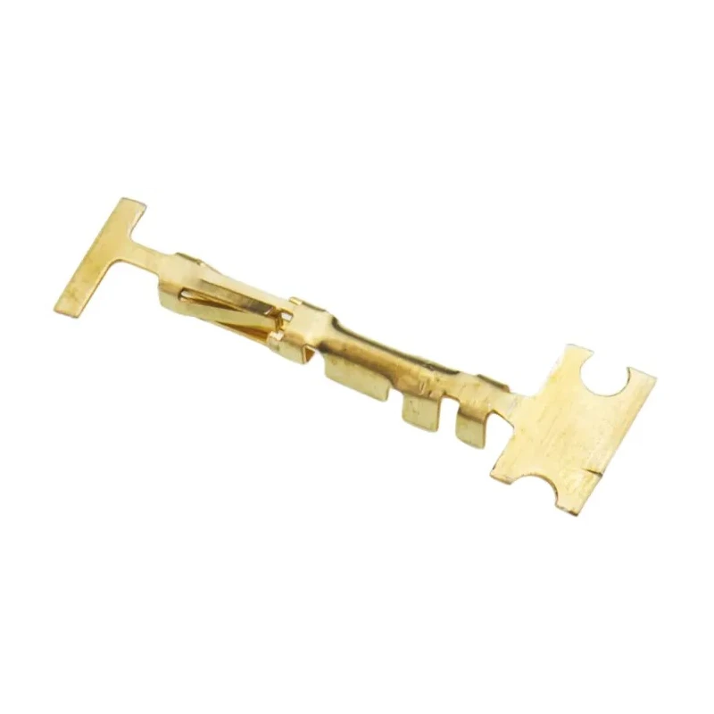 TE Connectivity AMPMODU MOD II Series Female Crimp Terminal 26 AWG Min, 22 AWG Max, Gold Plated Contact 280530-2
