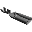 TE Connectivity Positive Lock .110 Mk II Black Uninsulated Female Spade Connector Crimp 2.79 x 0.51 mm Tab Size 175411-1