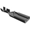 TE Connectivity Positive Lock .110 Mk II Black Uninsulated Female Spade Connector Crimp 2.79 x 0.51 mm Tab Size 175411-1