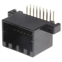TE Connectivity MULTILOCK 040 II Automotive Connector Female Black Through Hole 16 Way Solder Termination 175615-2