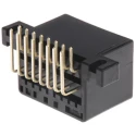 TE Connectivity MULTILOCK 040 II Automotive Connector Female Black Through Hole 16 Way Solder Termination 175615-2