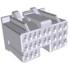 TE Connectivity MULTILOCK 040 II 24 Way 3 Row 2.5mm Pitch Male Connector Housing Cable Mount Straight 316371-1