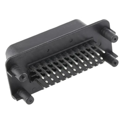 TE Connectivity Ampseal Automotive Connector Male Black Through Hole 35 Way Solder Termination 776231-1