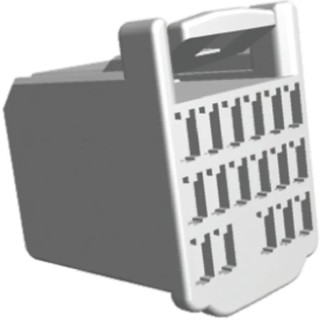 TE Connectivity MULTILOCK 040 Female Connector Housing 2.5 mm Pitch 17 Way 3 Row Straight 353027-1