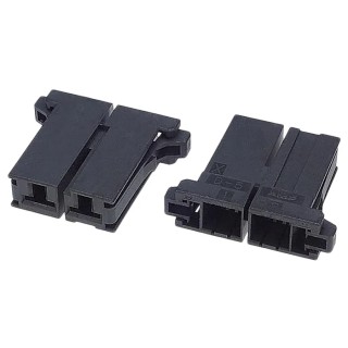 TE Connectivity Dynamic 5000 Series Female Connector Housing 2 Way 1 Row 10.16 mm Pitch Nylon 35.76 mm Length 1-179958-2