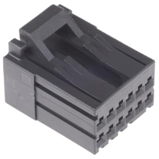 TE Connectivity Dynamic 2000 Female Connector Housing, 2.5 mm Pitch, 12 Way, 2 Row Straight 1-1318118-6