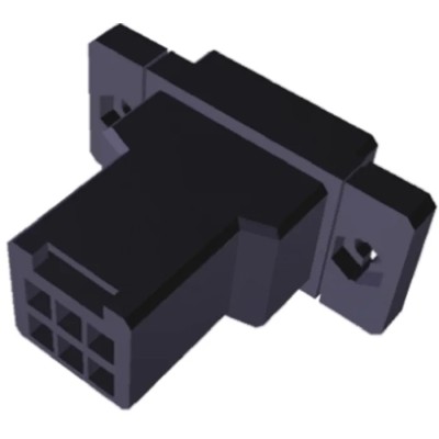 TE Connectivity Dynamic 3000 Male Connector Housing, 5.08 mm Pitch, 6 Way, 2 Row Straight 2-179555-3