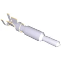 TE Connectivity Universal MATE-N-LOK Series Male Crimp Terminal 19A Current, 20-14 AWG Wire Size 350552-7