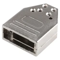MH Connectors MHDTZI Series Zinc Straight D-Sub Backshell 9 Way Strain Relief 6560-0305-01