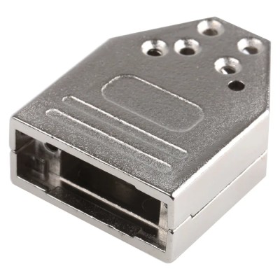 MH Connectors MHDTZI Series Zinc Straight D-Sub Backshell 9 Way Strain Relief 6560-0305-01