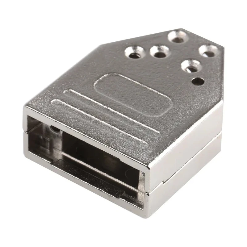 MH Connectors MHDTZI Series Zinc Straight D-Sub Backshell 9 Way Strain Relief 6560-0305-01