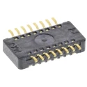 Molex SlimStack Series Straight Surface PCB Header 16 Contact, 0.5 mm Pitch, 2 Row, Shrouded 55560-0168