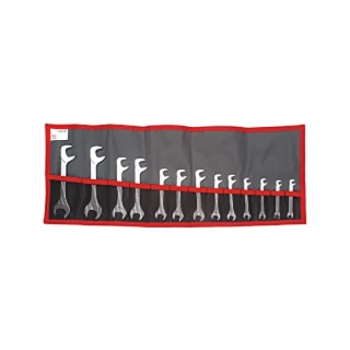 Facom 13-Piece Roll Spanner Set, Sizes 3/16 - 7/32 - 1/4 - 9/32 - 5/16 - 11/32 - 3/8 - 13/32 - 7/16 - 1/2 - 9/16 34.JU13T